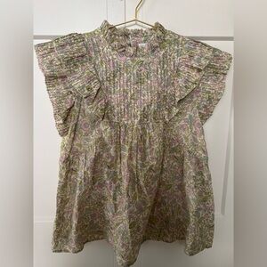 House of Harlow 1960 Pastel Floral Blouse